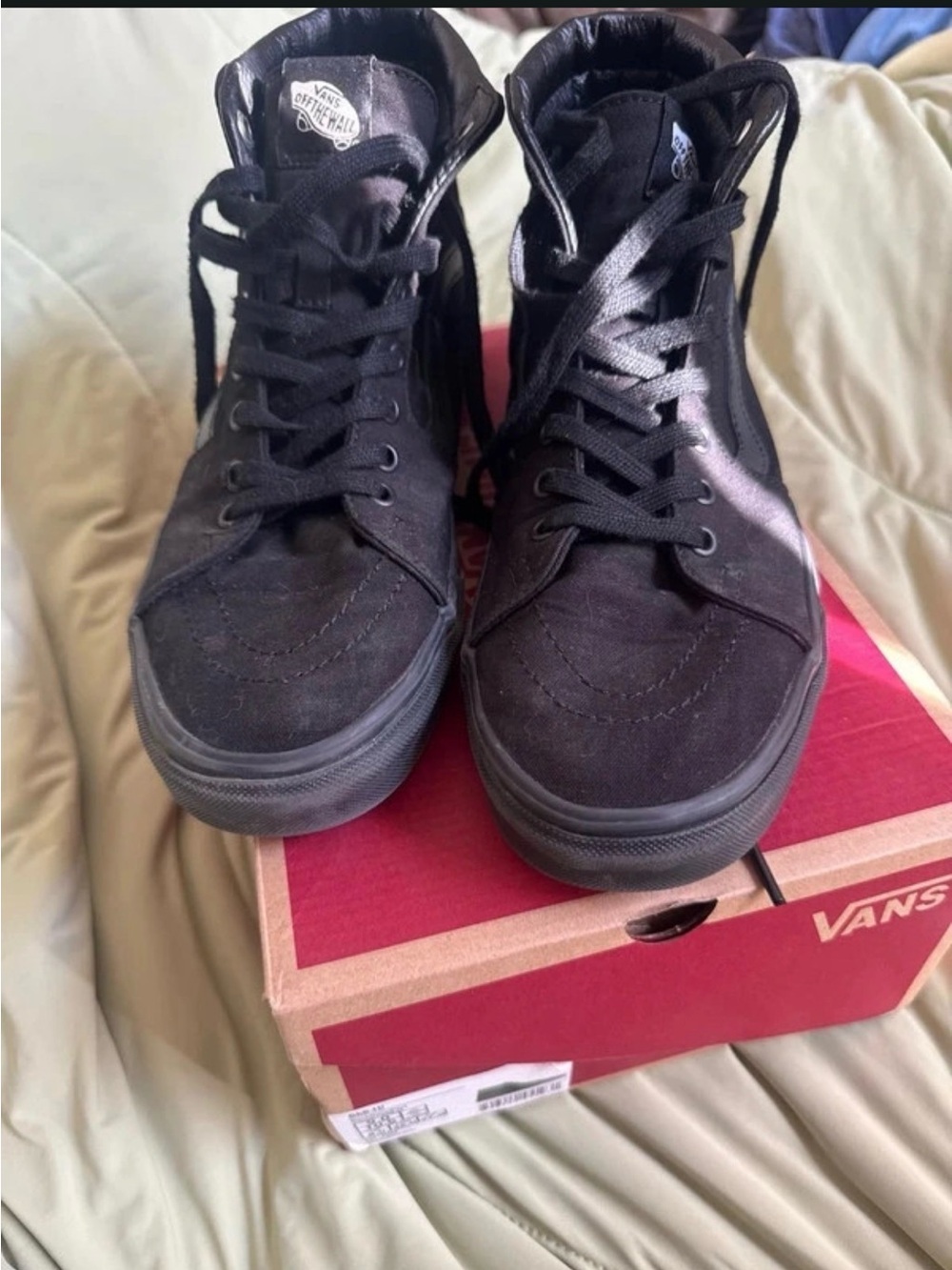 Vans Women's High-Top Sneakers in Black